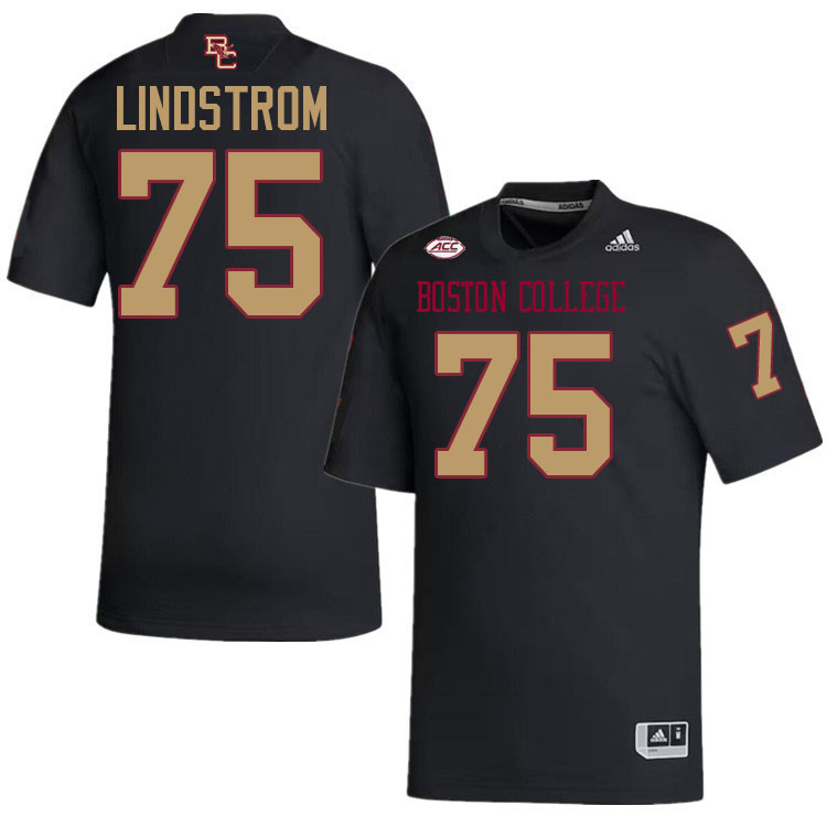 Chris Lindstrom Jersey,#75 Chris Lindstrom Boston College Eagles Football Jersey,Uniforms-Black